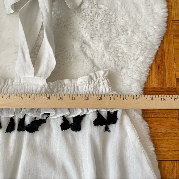 DODO BAR OR tassel halter top blouse Medium - Picture 4 of 10